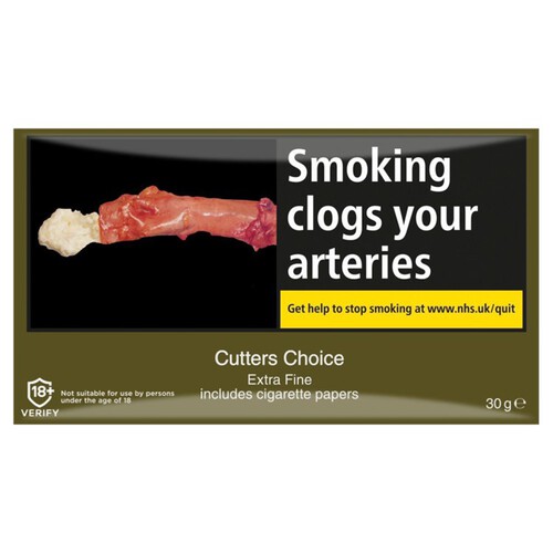 Cutters Choice Extra Fine Includes Cigarette Papers 