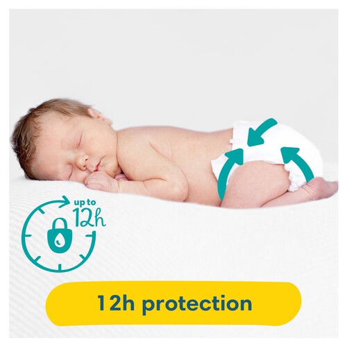 Pampers Premium Protection New Baby Size 2, 31 Nappies Carry Pack