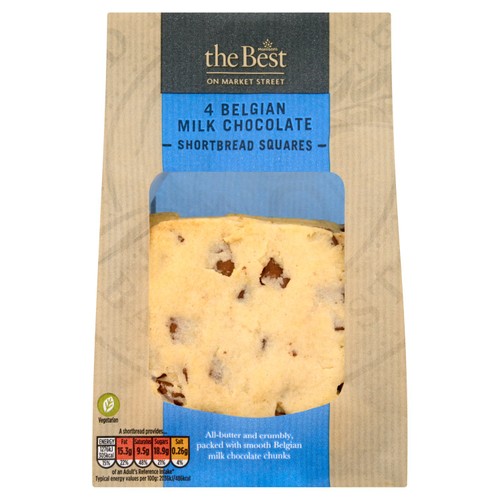 Morrisons The Best Belgian Chocolate Shortbread