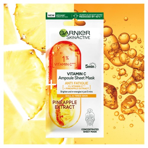 Garnier Skinactive Vitamin C Ampoule Sheet Mask Pineapple