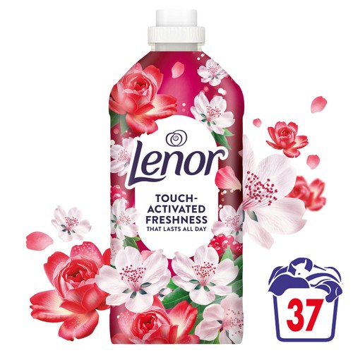 Lenor Fabric Conditioner Liquid Wild Berries Jasmine 37 Washes