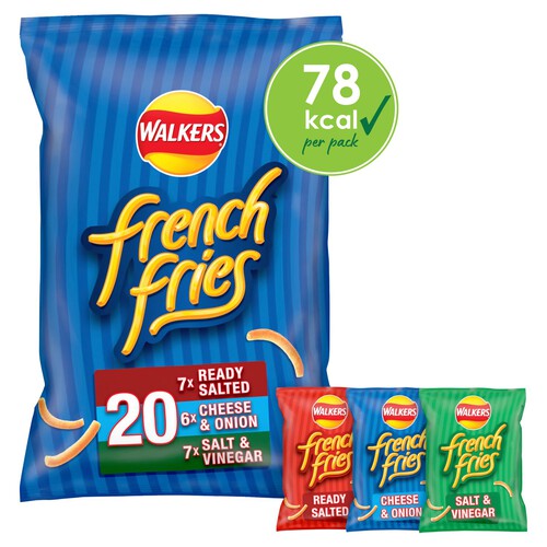 Walkers French Fries Variety Multipack Snacks Crisps