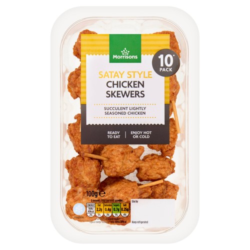 Morrisons Mini Satay Style Chicken Skewers 100g