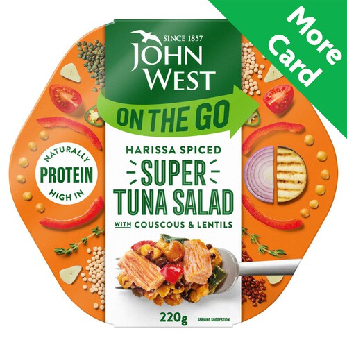 John West On The Go Harissa Super Tuna Salad (220g) 