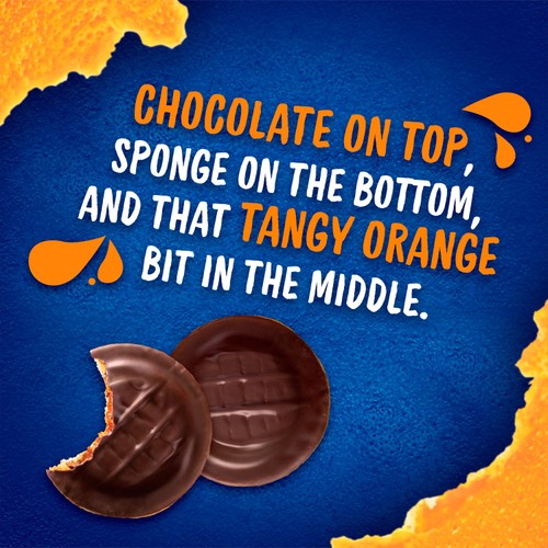 McVitie's Jaffa Cakes Original Handy Packs Biscuits 6 x Packs of 3
