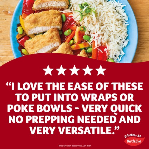 Birds Eye 2 Crispy Tempura Battered Chicken Breast Steaks 170g