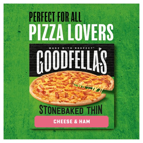 Goodfella's Stonebaked Thin Cheese & Ham Pizza