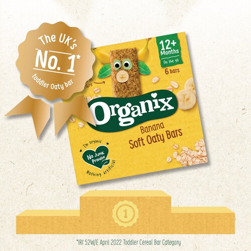 Organix Banana Soft Oaty Bars 