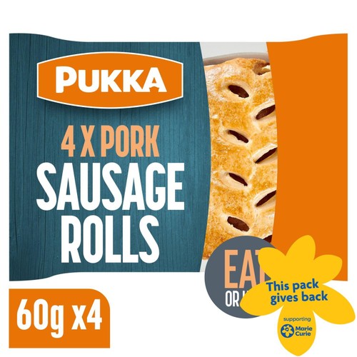 Pukka Sausage Rolls 4 Pack