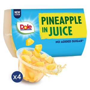 Dole Pineapple Fruit Bowls 4x113g | Morrisons