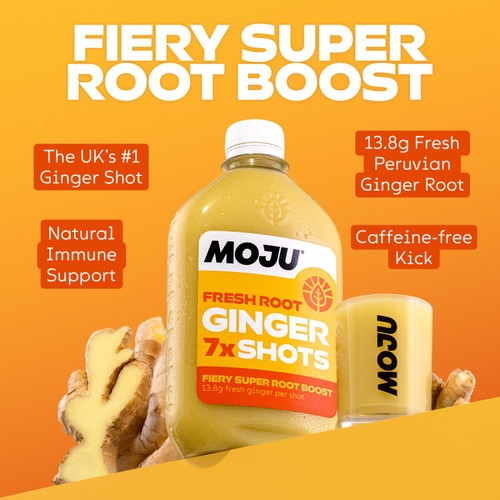 MOJU Ginger Vitality Dosing Bottle 7x Shots - Morrisons Online