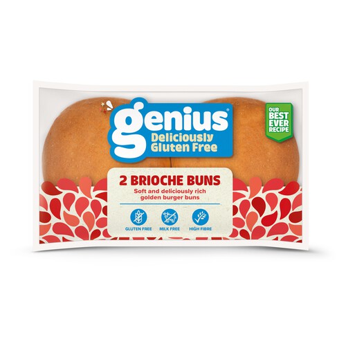 Genius Gluten Brioche Burger Buns