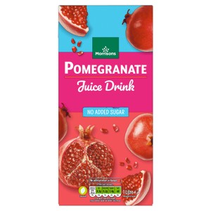 Morrisons No Added Sugar Pomegranate Juice Drink 1L