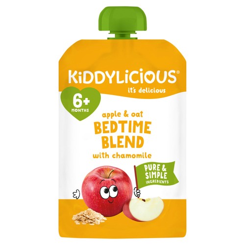 Kiddylicious Apple & Oat Bedtime Blend With Chamomile Pouch