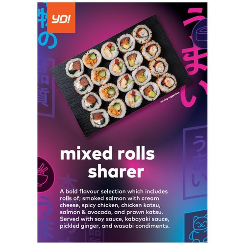 Yo! Sushi Mixed Rolls Sharer Platter 582g