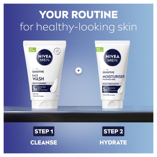 NIVEA MEN Sensitive Face Wash 