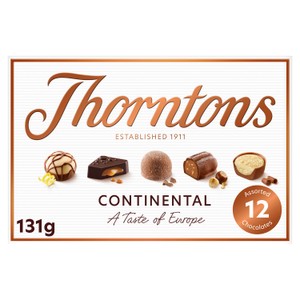 Thorntons Continental Milk, Dark, White Chocolate Gift Box