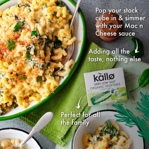 Kallo Organic Very Low Salt Vegetable Stock Cubes 48g