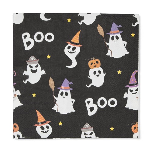 Morrisons Halloween Spooky Character Napkins 40Pk