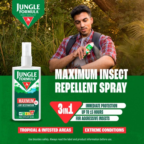Jungle Formula Maximum Insect Repellent Pump with DEET