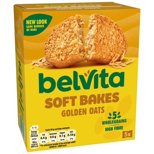 Belvita Soft Bakes Golden Oats Cereal Snack Bars Multipack