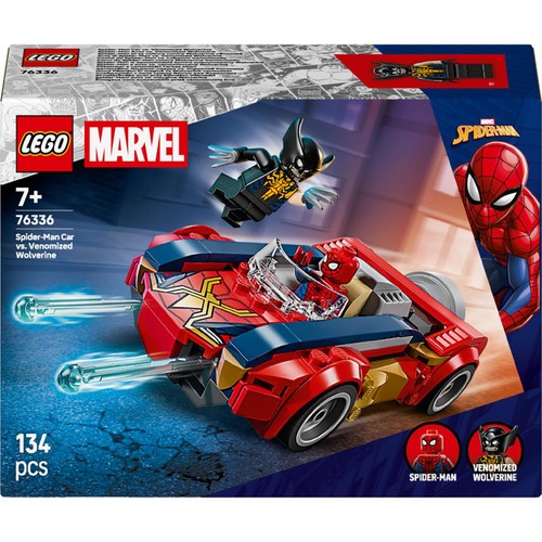 Lego Super Heroes Marvel Spider-Man Car Vs. Venomized Wolverine 76336