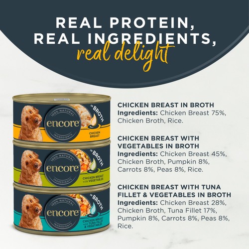 Encore Chicken Selection in Broth 8 x 156g