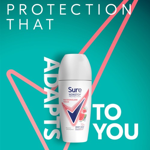 Sure Antiperspirant Deodorant Roll On Nonstop Uplifting & Fresh 50ml