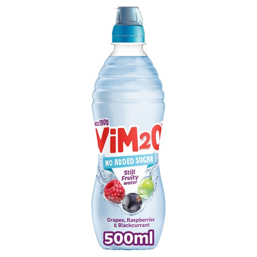 Vimt2O Still Fruity Spring Water with Grapes, Raspberries & Blackcurrants