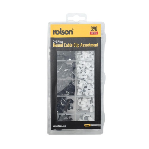 390Pc Cable Clip Assortment