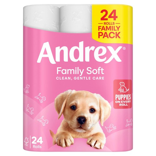 Andrex Family Soft Toilet Tissue