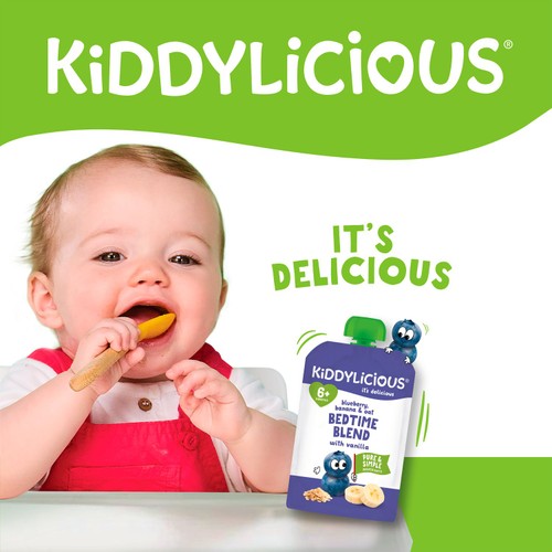 Kiddylicious Apple & Oat Bedtime Blend With Chamomile Pouch