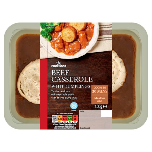 Morrisons Beef Casserole Dumplings