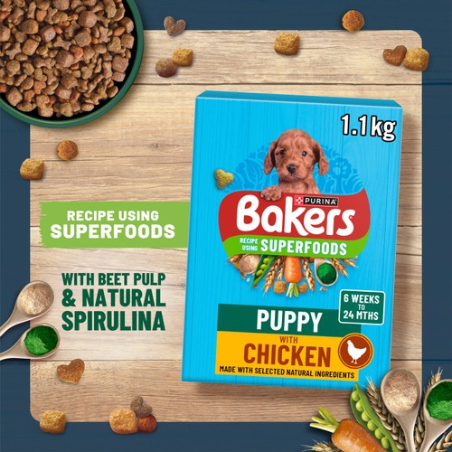 Bakers Puppy Dry Dog Food Chicken & Veg