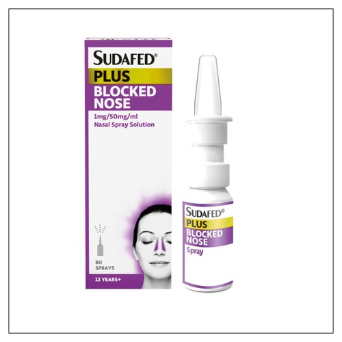 Sudafed Plus Blocked Nose Spray 