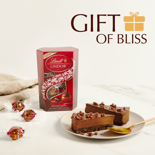 Lindt Lindor Double Chocolate Truffles Box 200g