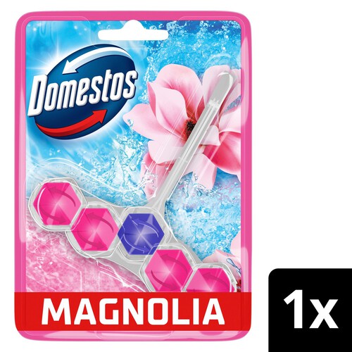 Domestos Power 5 Magnolia Toilet Rim Block