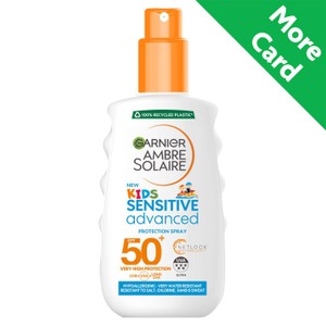 Ambre Solaire Kids Sensitive Sun Cream Spray SPF50+ | Morrisons