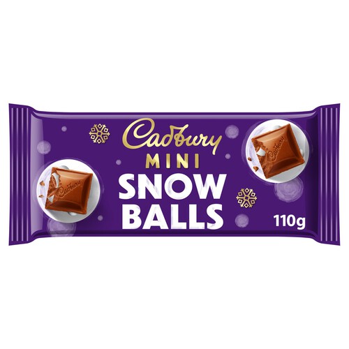 Cadbury Dairy Milk Mini Snowballs Chocolate Bar 