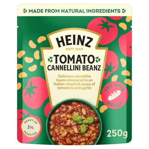 Heinz Tomato Cannellini Beans M/Wave Pouch