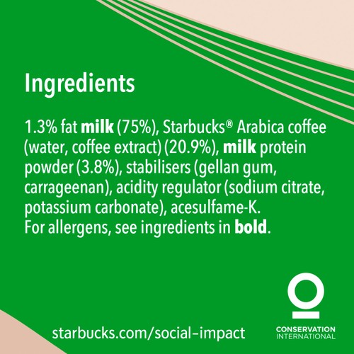 Starbucks Protein Drink With Coffee Caffe Latte 330ml