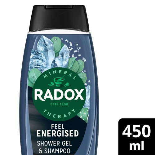 Radox Male Shower Gel Feel Energised 450ml