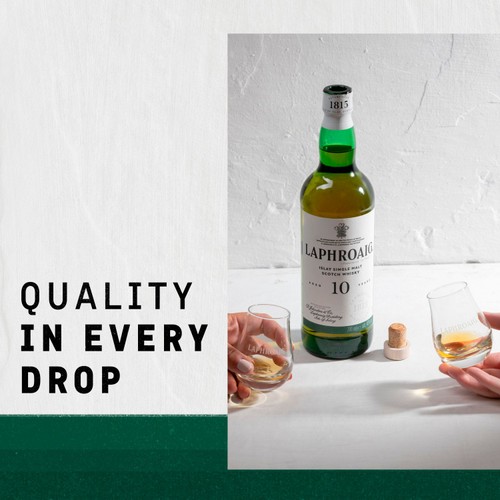 Laphroaig Islay Single Malt Scotch Whisky  - 10 Year Old 