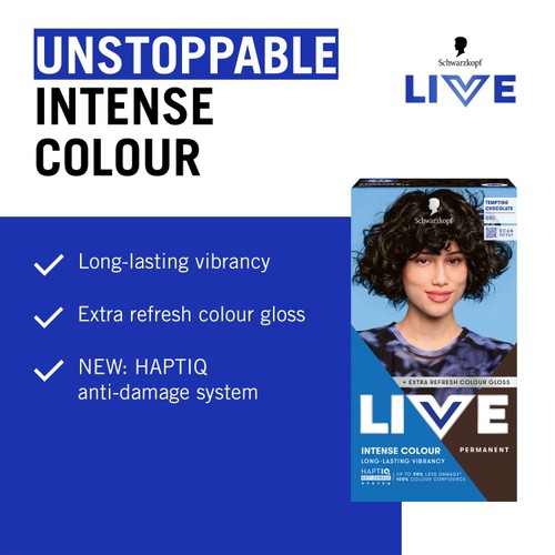 LIVE Intense Colour Permanent Hair Dye 880 Tempting Chocolate