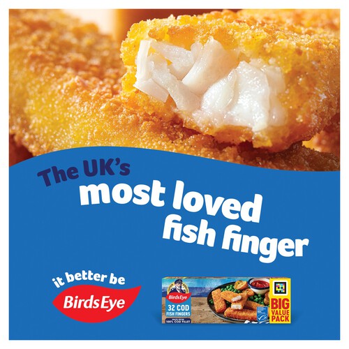 Birds Eye 32 Cod Fish Fingers 