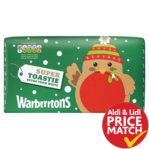 Warburtons  Super Toastie  White Bread