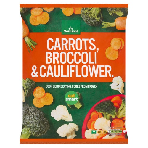 Morrisons Carrots, Broccoli & Cauliflower 1kg