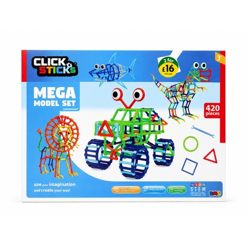 Clicksticks 420 Pcs Mega Model Set
