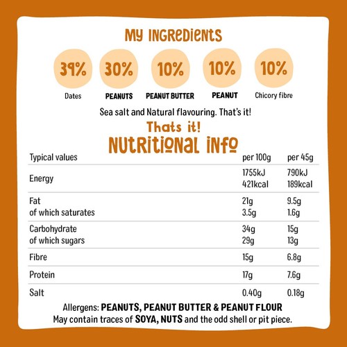 Nakd Protein Bars Peanut Butter