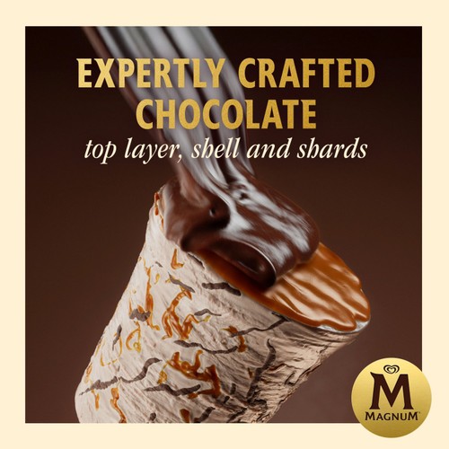 Magnum Crackables Salted Caramel Ice Cream Tub 440ml